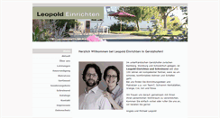 Desktop Screenshot of leopold-einrichten.de