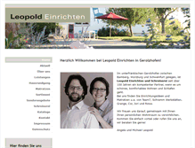 Tablet Screenshot of leopold-einrichten.de